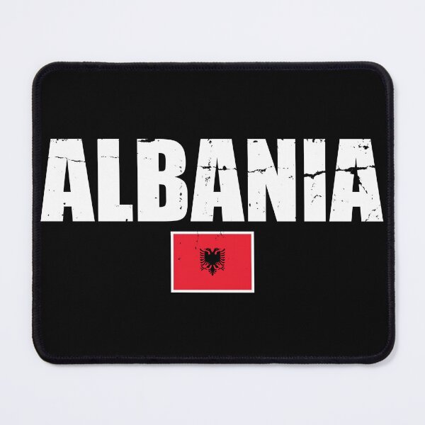 Item preview, Albania Vintage Albanian Flag designed and sold by max-it-out.
