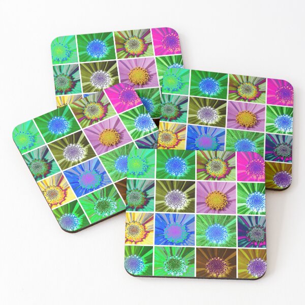 Item preview, Cosmos Flower Collageby heidiannemorris © designed and sold by FOLK ART FUSION by heidiannemorris.