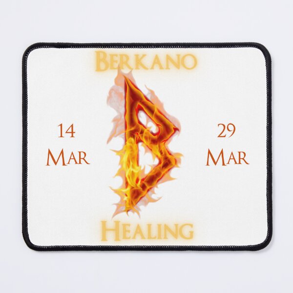Item preview, Berkano Birthday Rune 14 Mar - 29 Mar designed and sold by AgeOfHeroes.