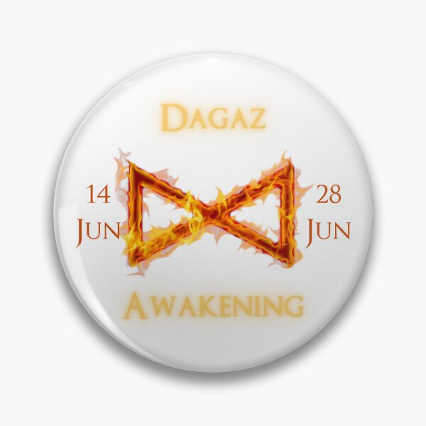 Item preview, Dagaz Birthday Rune 14 Jun - 28 Jun designed and sold by AgeOfHeroes.
