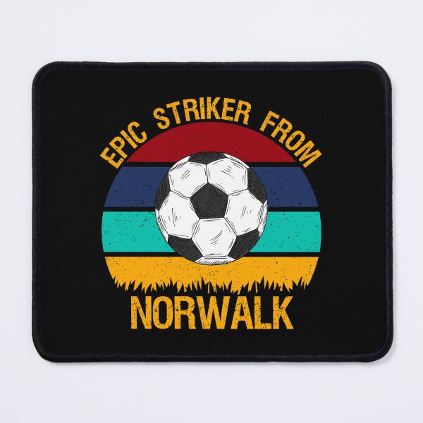 Item preview, Epic Striker From Norwalk Vintage Soccer Sticker designed and sold by opheimbyrneh.