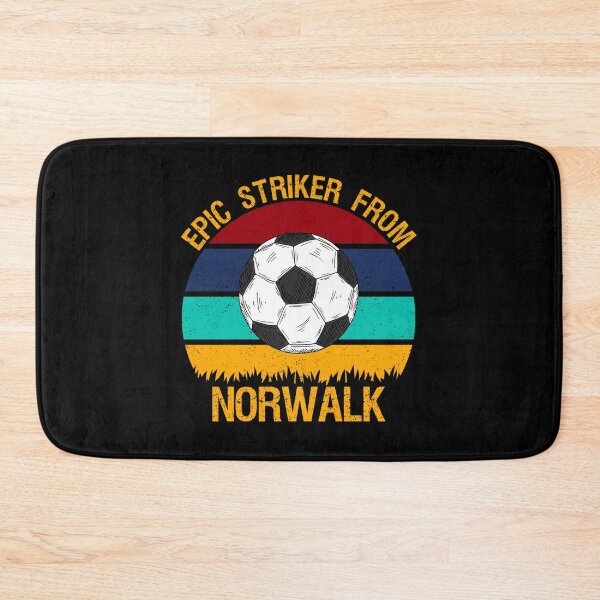 Item preview, Epic Striker From Norwalk Vintage Soccer Sticker designed and sold by opheimbyrneh.