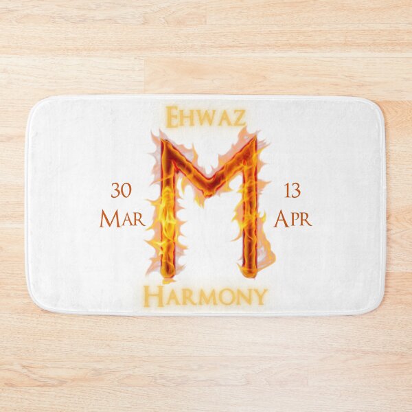 Item preview, Ehwaz Birthday Rune 30 Mar - 13 Apr designed and sold by AgeOfHeroes.