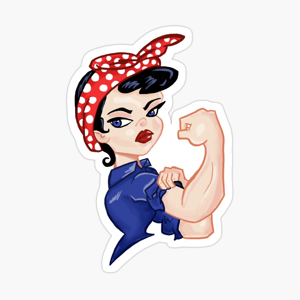 Póster for Sale con la obra «Rosie la remachadora» de cartoonpinups |  Redbubble