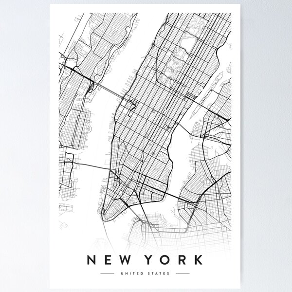 Item preview, NEW YORK CITY MAP designed and sold by NORDIKART.