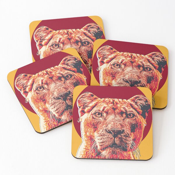 Item preview, Angry Lionesses Retro Art designed and sold by boholoc0.