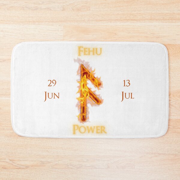 Item preview, Fehu Birthday Rune 29 Jun - 13 Jul designed and sold by AgeOfHeroes.