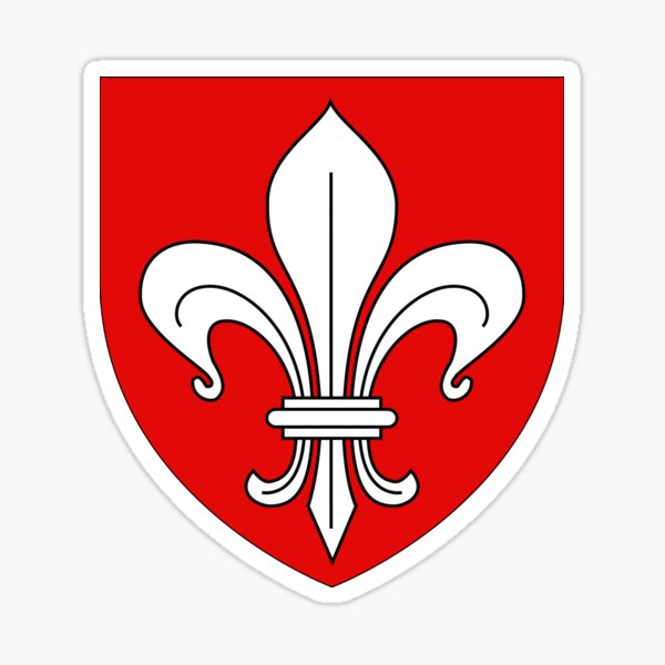 Armoiries de Lille, France Sticker