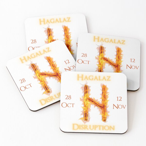 Item preview, Hagalaz Birthday Rune 28 Oct - 12 Nov designed and sold by AgeOfHeroes.