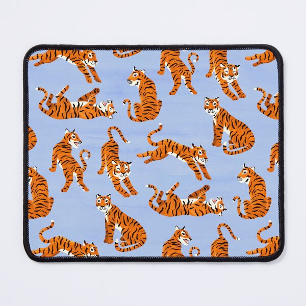 Item preview, Simple Tiger Illustration - Lilac and Orange  designed and sold by TigaTiga.