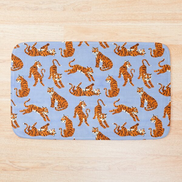 Item preview, Simple Tiger Illustration - Lilac and Orange  designed and sold by TigaTiga.
