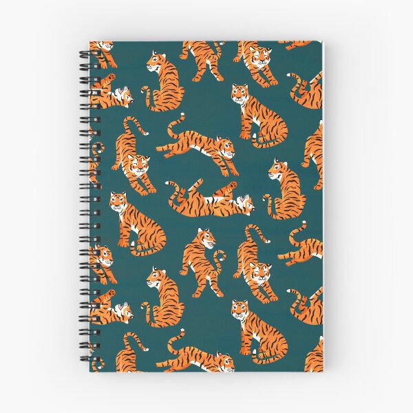 Item preview, Simple Tiger Illustration - Orange and Teal  designed and sold by TigaTiga.