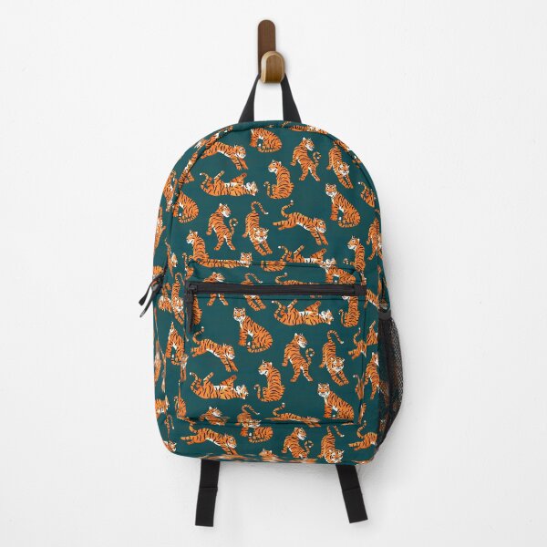 Item preview, Simple Tiger Illustration - Orange and Teal  designed and sold by TigaTiga.