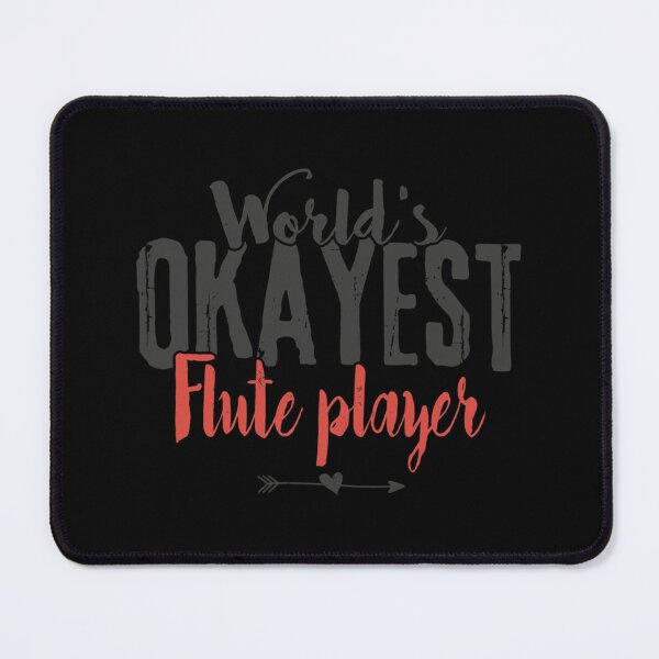 Item preview, World's Okayest Flute Player Funny Saying Classic T-Shirt designed and sold by gusplawn5.
