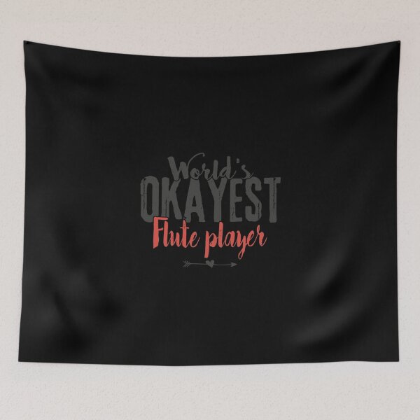 Item preview, World's Okayest Flute Player Funny Saying Classic T-Shirt designed and sold by gusplawn5.
