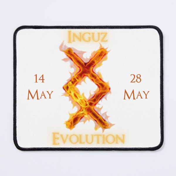 Item preview, Inguz Birthday Rune 14 May - 28 May designed and sold by AgeOfHeroes.