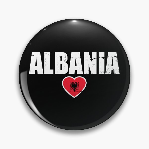 Item preview, Albania Vintage Albanian Flag designed and sold by max-it-out.