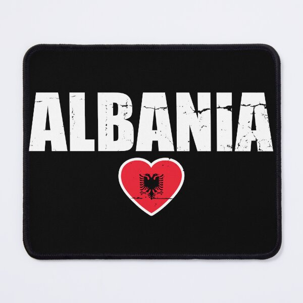 Item preview, Albania Vintage Albanian Flag designed and sold by max-it-out.
