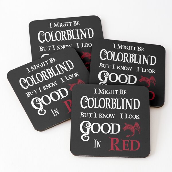 Item preview, I Might Be Colorblind But I Know I Look Good In Red designed and sold by Momona-design.