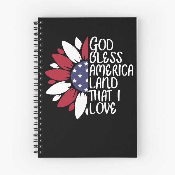 Item preview, God Bless America Land That I Love Sunflower God Bless USA Gear designed and sold by DynamicDesign.