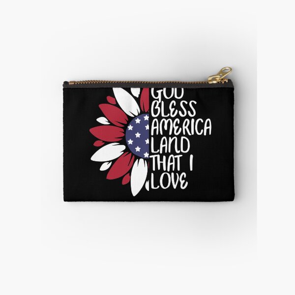 Item preview, God Bless America Land That I Love Sunflower God Bless USA Gear designed and sold by DynamicDesign.