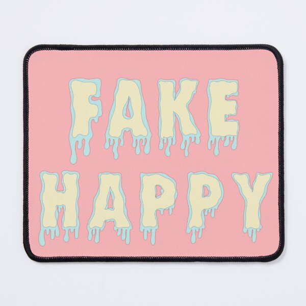 Item preview, Pastel Fake Happy designed and sold by PhoebeFoster.