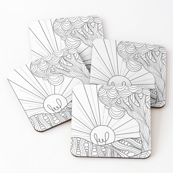 Item preview, 19. The Sun (b/w) designed and sold by octocrafty.