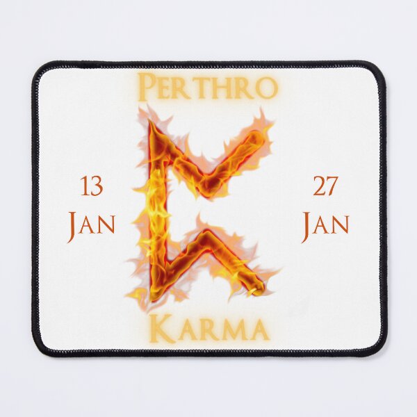 Item preview, Perthro Birthday Rune 13 Jan - 27 Jan designed and sold by AgeOfHeroes.