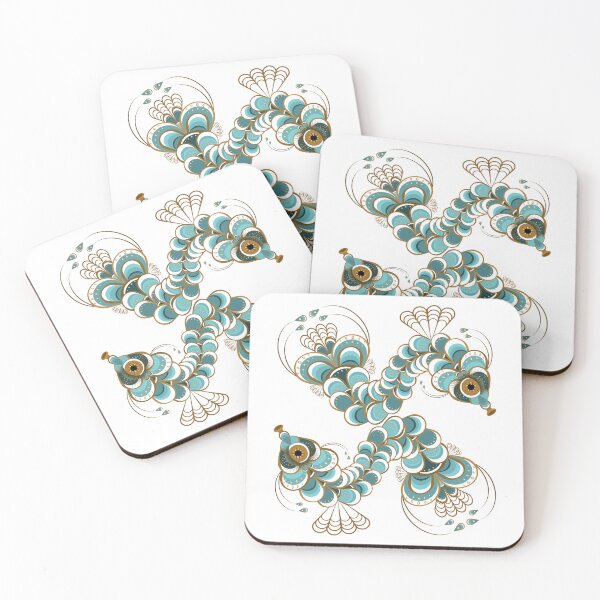 Item preview, Chimera Peacock Seahorse - White designed and sold by Elisa Yinh Creative.