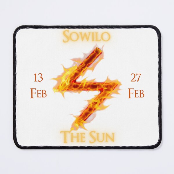 Item preview, Sowilo Birthday Rune 13 Feb - 27 Feb designed and sold by AgeOfHeroes.