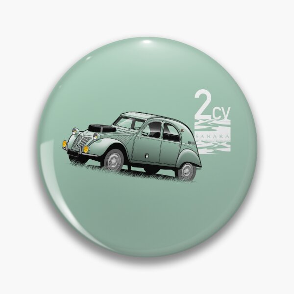 Item preview, 2CV Sahara 3/4 outline graphic illustration  designed and sold by RJWautographics.