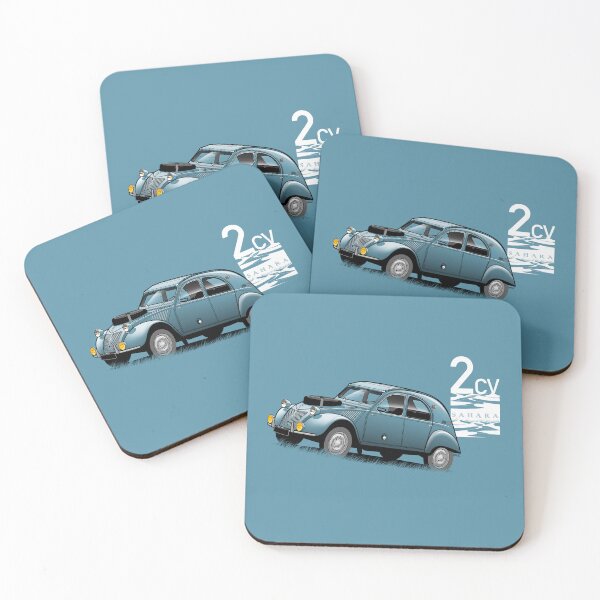 Item preview, 2CV Sahara 3/4 outline graphic illustration  designed and sold by RJWautographics.