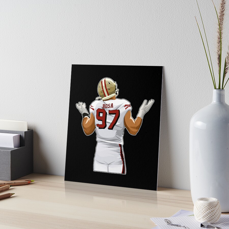 Nick Bosa After Sacking Sticker Sticker for Sale by sue3mapril