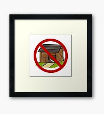 Ain't the Sharpest Tool in the Shed Framed Print