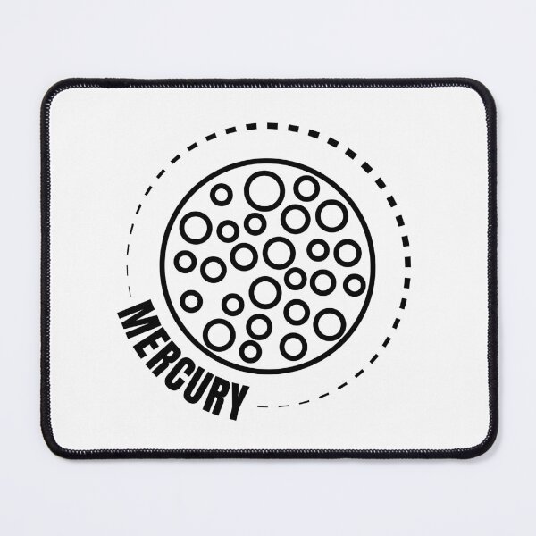 Item preview, Planet Mercury (BLACK DESIGN) designed and sold by EleannaInSpace.