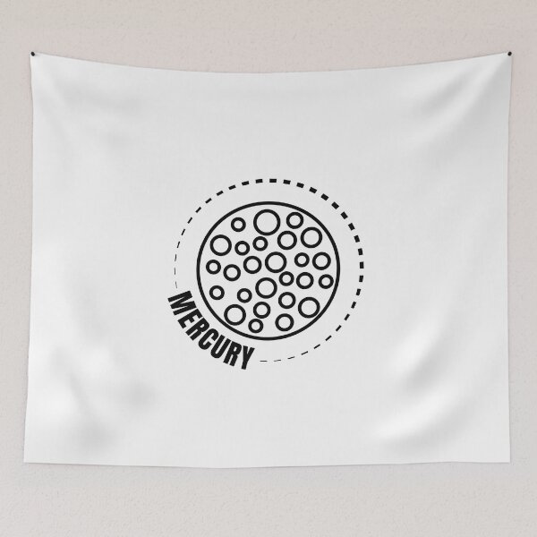 Item preview, Planet Mercury (BLACK DESIGN) designed and sold by EleannaInSpace.