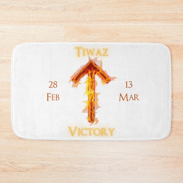 Item preview, Tiwaz Birthday Rune 28 Feb - 13 Mar designed and sold by AgeOfHeroes.