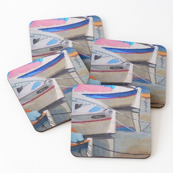Item preview, Fishing boats in the port of Nice designed and sold by James Shand.
