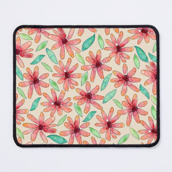 Item preview, Cream Colourful Watercolour Daisies designed and sold by Lozzie Eliza Designs.