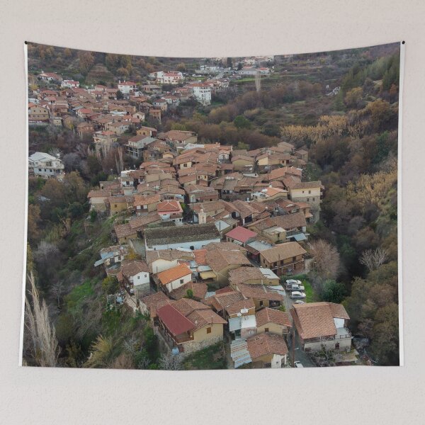 Item preview, The old Kakopetria Village - Cyprus designed and sold by DRONY.