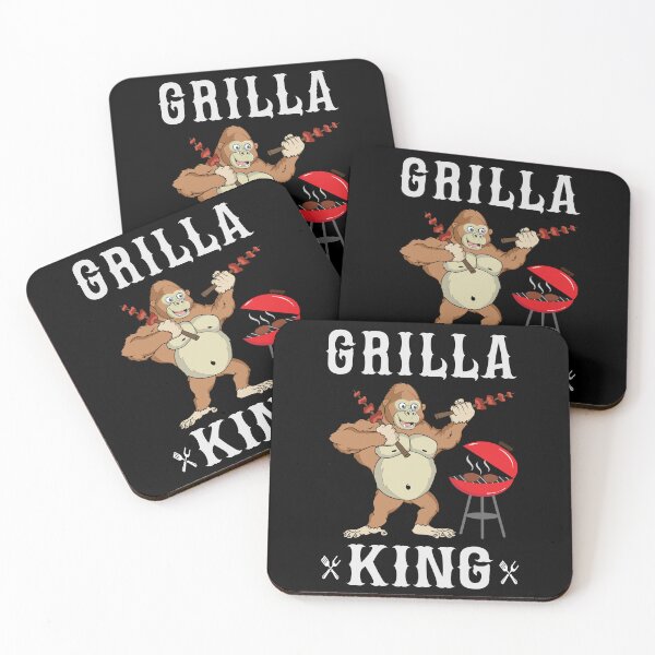 Item preview, Grilla King: Gorilla Barbequing  designed and sold by Momona-design.