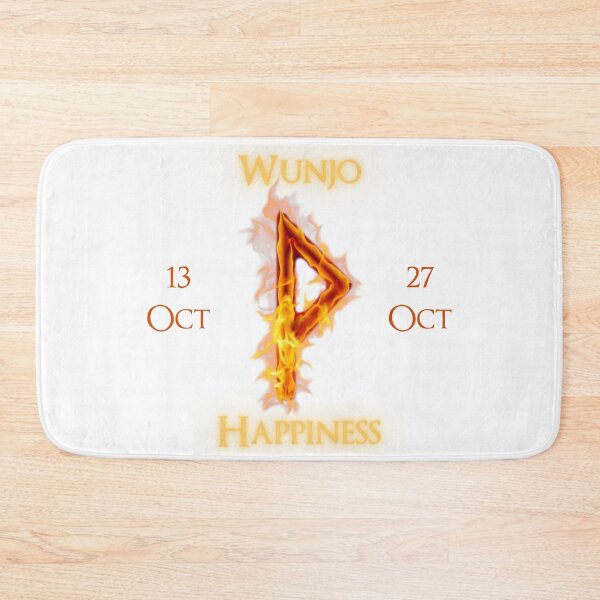 Item preview, Wunjo Birthday Rune 13 Oct - 27 Oct designed and sold by AgeOfHeroes.