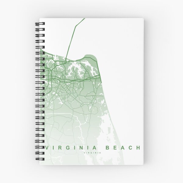 Item preview, Virginia Beach Map Art designed and sold by artymaps.