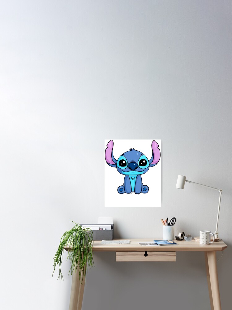 Gift Idea Special Present Chibi Cute Stitch Vintage Retro | Poster