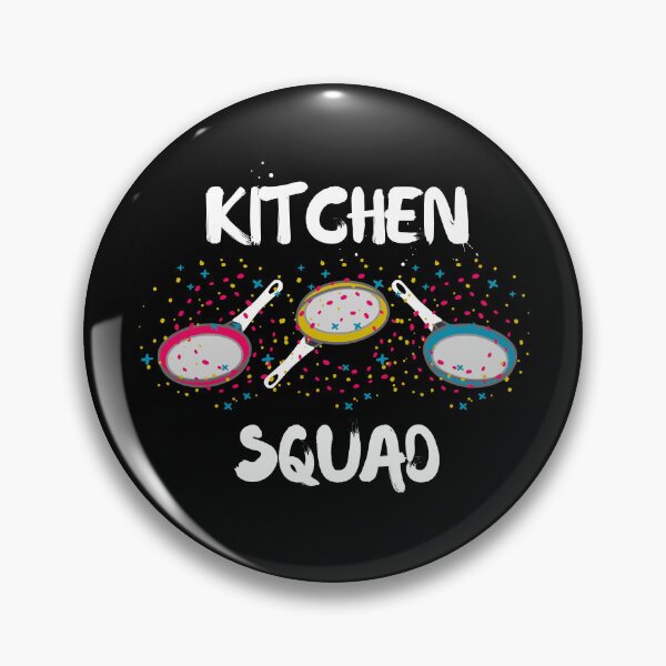 Item preview, Kitchen Squad Three Pans For Pansexual People In Black designed and sold by LuckyKermit.