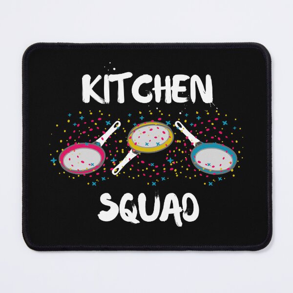 Item preview, Kitchen Squad Three Pans For Pansexual People In Black designed and sold by LuckyKermit.