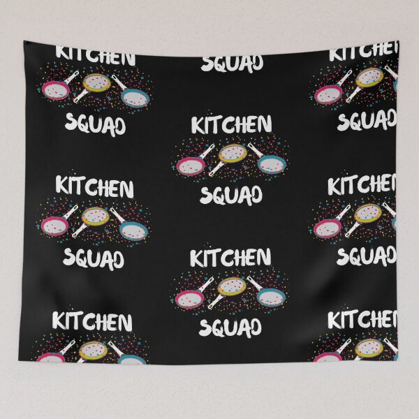 Item preview, Kitchen Squad Three Pans For Pansexual People In Black designed and sold by LuckyKermit.