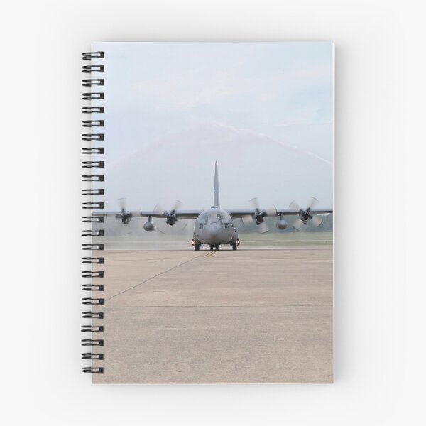 Item preview, An Air Force C-130E Hercules goes through a fire arch. designed and sold by StocktrekImages.