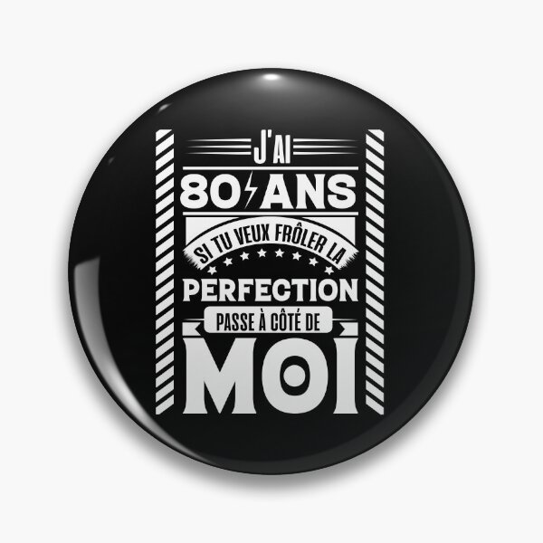 Artikelvorschau, Ich bin 80 Jahre alt, Perfektion, Geburtstagshumor entworfen und verkauft von lapolonaise.