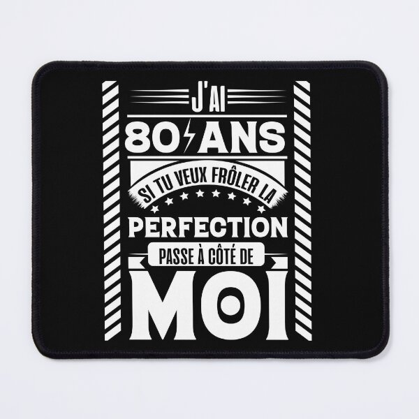 Item preview, I am 80 years old, perfection, birthday humor designed and sold by lapolonaise.